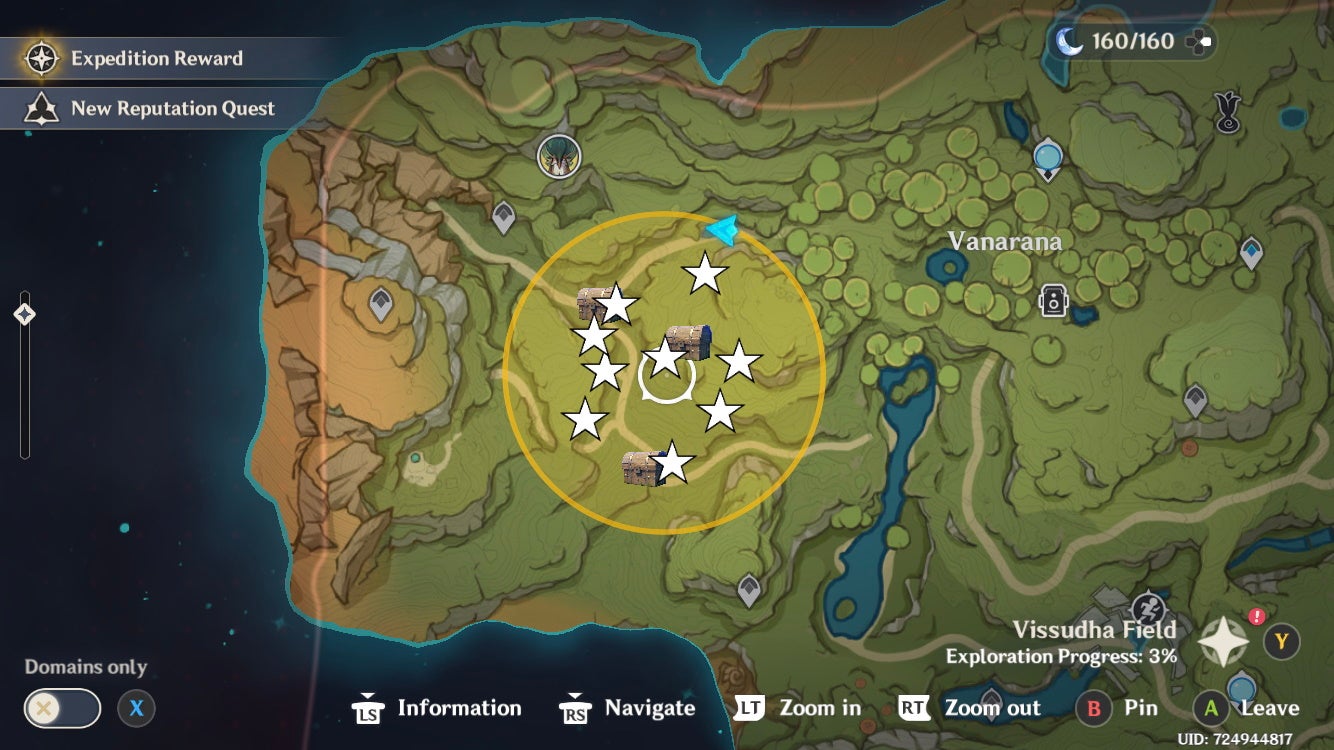 Genshin Impact treasure hunt locations for Lost Riches event